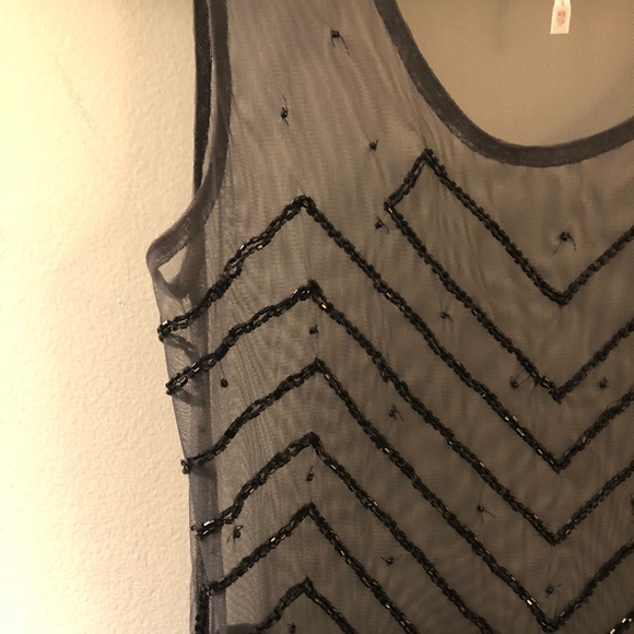 FREE People Tunic sequin tunic dress top XS - Picture 2 of 3